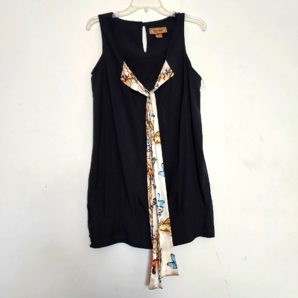 Karen Zambos Vintage Couture 100% Silk Top / mini dress